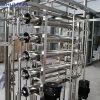 Système de filtration d'eau par osmose inverse (RO) en acier inoxydable 4040, purificateur d'eau de puits pour toute la maison, 1250 LPH