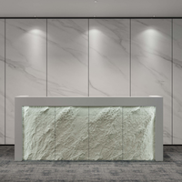 Petite table de réception blanche au design moderne bon marché pour salon de beauté