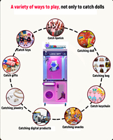 Pas cher En Plein Air Grand Unique Anime Jeux Électriques Diy Poupée Parc Griffe Machine Vente Malaisie Arcade Grue Machine Avec Bill Acceptor