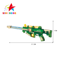 Pistolet à musique de simulation électrique 2023 Offre Spéciale Pistolet émettant de la lumière vibrante en plastique avec laser