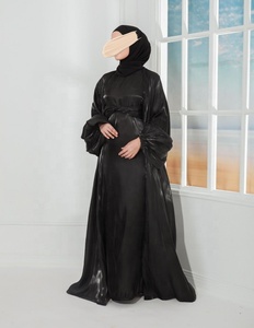 SIPO di alta qualità di lusso Abaya Dubai 2022 maniche a sbuffo disegni abiti islamici per le donne Abaya <span class=keywords><strong>cappotto</strong></span> Abaya Dubai stile <span class=keywords><strong>turco</strong></span> - Product Image 2