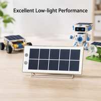 Panneau solaire SMT Sunpower 0,4W à contact arrière sans ligne de grille, mini module PV ultra léger pour GPS, traqueur de bétail, lampe de balise routière