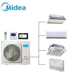 Midea ผลิต R410a มินิซีรีส์อินเวอร์เตอร์ Vrv กลางเครื่องปรับอากาศทั่วไปท่อนำเข้า Vrf ระบบเครื่องปรับอากาศ