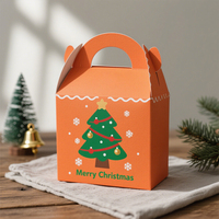 Boîtes en papier personnalisées haut de gamme pour cadeaux et emballages alimentaires de Noël, idéales pour les pâtisseries et les snacks, pour la saison des fêtes