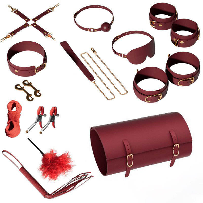 Ensemble rouge 12 pièces + sac de rangement