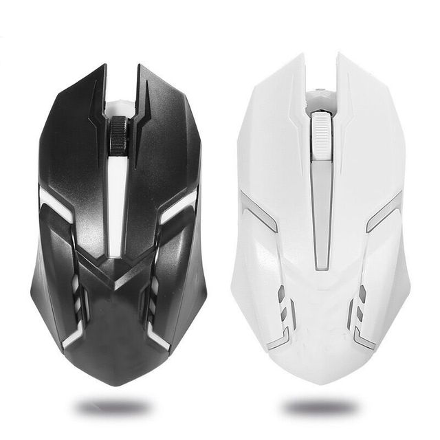 EWEADN Gaming Mouse 2.4Ghz Wireless Optical 11 Buttons RGB Backlit Ergonomic Right Hand USB