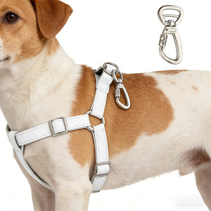 <b>Pet</b> Carabiner With Locking Zinc Alloy Durable Leash Hook For <b>Harnesses</b> And Outdoor Hiking Buckles Solid Pattern - Product Image 1