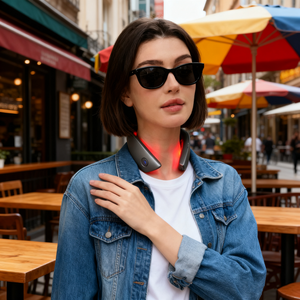 Masajeador de cuello portátil en forma de U con láser de diodo de 650nm, dispositivo relajante para el cuello, en oferta. - Product Image 4