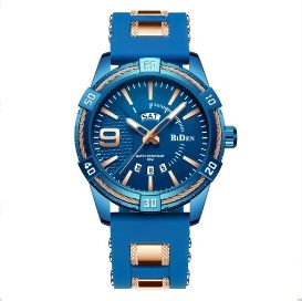   Orologio da <span class=keywords><strong>Uomo</strong></span> al Quarzo 0137, Orologi <span class=keywords><strong>di</strong></span> Lusso in Acciaio Inossidabile per <span class=keywords><strong>Uomo</strong></span>, Orologio da Polso Analogico con Display Settimanale, Regalo - Product Image 6