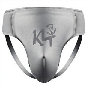 Ceinture de protection respirante K4 pour hommes, soutien contourné de la zone inguinale, en néoprène, avec logo en relief, pour le sport et la boxe, toutes saisons, adulte - Product Image 1