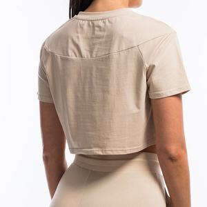 Camisetas de Cuello Redondo Personalizadas al por Mayor para Mujer, Ropa de Mujer, Camiseta de Manga Larga, Ajustada - Product Image 3