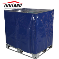 Bâche d'extérieur coupe-vent anti-poussière IBC cache-poussière imperméable PVC IBC avec fermeture éclair