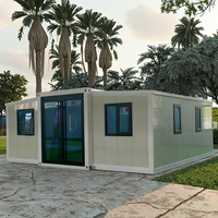 Maison avec terrasse extensible 20ft /40 à bas prix Maisons de luxe Hôtel Maisons mobiles de 3 chambres Maison en conteneur pliable pour vivre