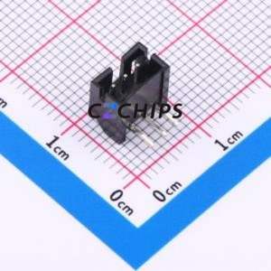 HC-PH-3AWD-B-K-10 Wire-to-Board Pin Header Bent Lead Through Hole,P=2mm Connector 1x3P 2mm Right Angle Insert PH - Product Image 1