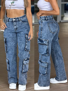 Lote de Jeans de Mezclilla para Mujer al por Mayor, Estilos Surtidos para Uso Diario, Listos para Enviar, Mezcla Aleatoria - Product Image 6