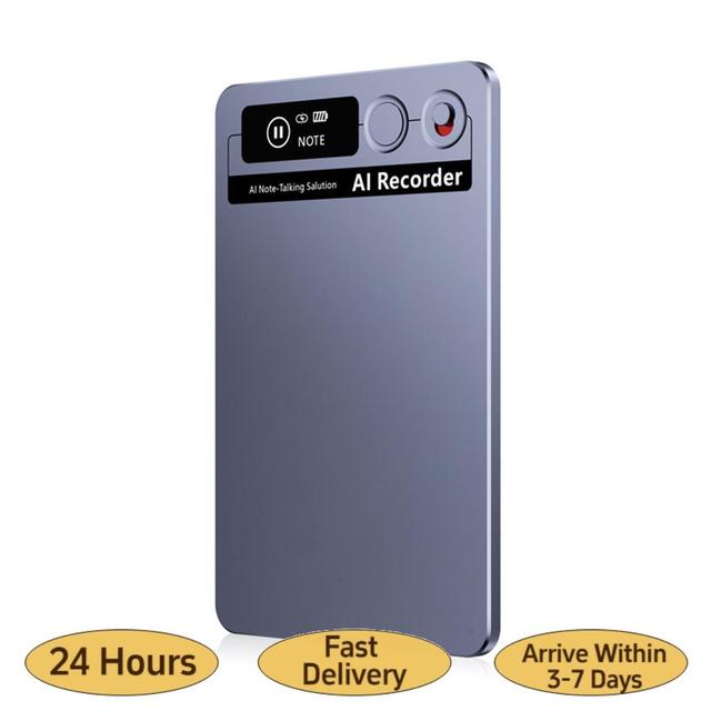 AI Voice Recorder with Real-Time Transcription & Translation Digital Voice Recorder Audio Recorder for Lectures Meetings Calls