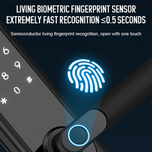 Cảm Biến Từ Tính Wifi Phím Bên Thông Minh Thiết Lập Chốt Cửa Đôi Tt Khóa Điện Kỹ Thuật Số <span class=keywords><strong>Keyless</strong></span> Nhập Cửa Khóa Với Dấu Vân Tay - Product Image 3