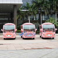 XCEGO Nouveau Bus Électrique Urbain Classique Coral Baby, Autonomie 150 km, 6 Mètres, 17 Places, Châssis en Acier, Couleur Personnalisable