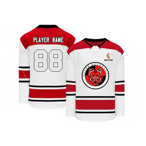 Großhandel Custom Sublimated Reversible Schnür halsband Kid Practice Wear Black Blank Uniform Eishockey Trikot - Product Image 2