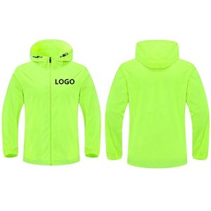 Kinder Erwachsene Fußball Regen jacke Grün Kinder Wasserdichte Wind jacke Laufen Radfahren Golf Wander ausrüstung Kapuze Leichter Trainings anzug - Product Image 2