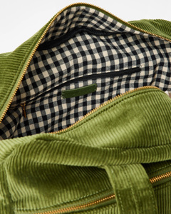 Sac fourre-tout en velours côtelé vert, sac à bandoulière, sac à main pour femme, grande capacité, sac de voyage et de sport pour l'extérieur, vente en gros - Product Image 5