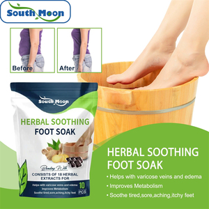 South Moon 10pz Pediluvio alle Erbe Lenitivo per Riduzione del Gonfiore, Rassodante, Riparatore dei Tessuti, Alleviante del Dolore Articolare e Muscolare - Product Image 2