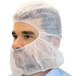 Disposable Hair Beard Cover Nets With Elastic Band Balaclava Hood Cover