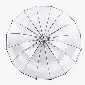 Sombrillas Transparentes Rectas de Buena Calidad, Sombrilla de PVC de 16K para Exteriores - Product Image 4