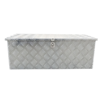 Boîte à outils de rangement en aluminium avec serrure à clé - Boîte à outils de camion sous le châssis avec tiroirs pour camions