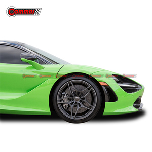 Rejillas de Ventilación Laterales para Parachoques Delantero Estilo OEM de Fibra de Carbono Seca para McLaren 720s - Product Image 2