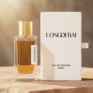 Botella de Perfume de Vidrio Rectangular Simple y Vacía, 30ml 50ml 100ml, Botella de Perfume de Vidrio Transparente con Caja de Empaque - Product Image 1
