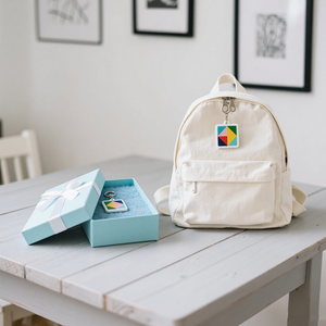 Benutzer definierte UV-Druck PVC Schlüssel anhänger Quadrat Gummi Tags Logo Illustration unterstützt für Veranstaltungen Promos Creative Merchs Factory Direct - Product Image 6