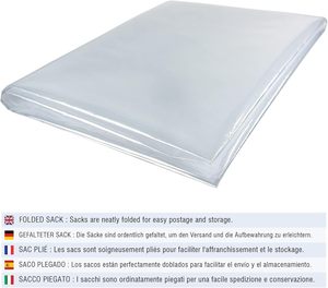 ถุงพลาสติกโพลีอีทิลีนอุตสาหกรรมขนาด 30x42 นิ้ว หนา 3 มิล  แบบใส  ความหนาแน่นต่ำ  สำหรับบรรจุภัณฑ์น้ำตาล  พิมพ์กราเวียร์ - Product Image 3