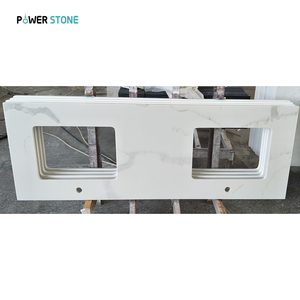 Lastra di quarzo di <span class=keywords><strong>pietra</strong></span> di potenza Calacatta Marmo prezzo lastra di <span class=keywords><strong>pietra</strong></span> <span class=keywords><strong>ollare</strong></span> piani cucina pavimento Marmo piastrelle di ceramica lusso GEMA5001-3 - Product Image 3