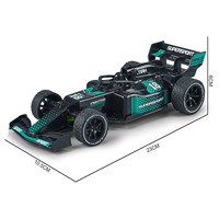 Voiture de course télécommandée Jacko Toys 27 MHz 1:18 4CH RC Formule 1 Speedster Jouet Rouge Noir Boîte Fenêtrée Cadeau Enfant