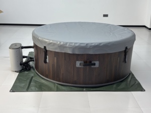 Bain à remous encastré personnalisé pour 6 personnes, pour villa et appartement - Product Image 6