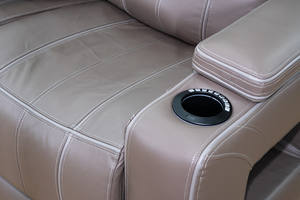 लक्जरी घर फर्नीचर सोफे रहने वाले कमरे जानवर वास्तविक चमड़े 3 सीटर पावर इलेक्ट्रिक रिक्लेयर सोफा सेट - Product Image 6