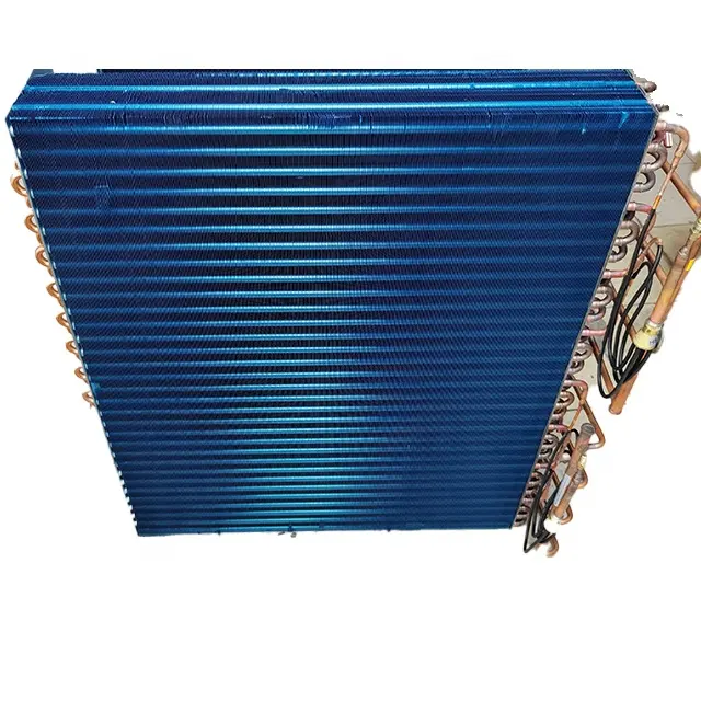 OEM ODM heat supply modular refrigerating unit copper and aluminum customization industrial marine finned heat exchanger