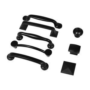Dta Furniture Handle Bar Black Aluminum Alloy Cabinet Wardrobe Door Pull Traditional Style Durable - Product Image 4