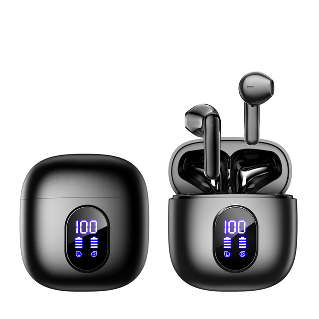 Sanvnet I52 True Wireless Earbuds Blue Tooth Headphones with Noise Cancelling IPX4 Waterproof Mini Headset