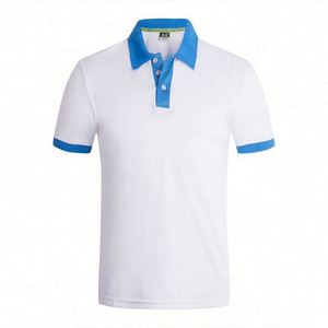 Camisetas de Polo de Golf Personalizadas para Hombre, Manga Corta, Cuello en V, Poliéster Liso, Logotipo Impreso, Estilo Clásico, Tallas Grandes, Tejido de Punto - Product Image 5