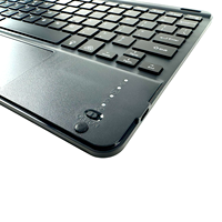 Nouveau clavier Tasso pour iPad USB 3.0 Type-C avec logo personnalisé, léger, à commutateurs à ciseaux, touches carrées, pavé tactile universel détachable, sans fil