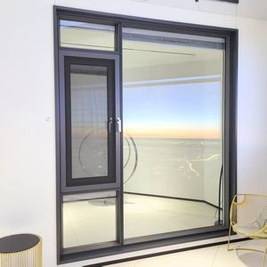 EE. UU. Resistente al viento Resistente a la intemperie Aleación de aluminio Out-Swing Windows Aislamiento térmico Aire hermético Puente <span class=keywords><strong>roto</strong></span> Persianas de malla Exterior - Product Image 1