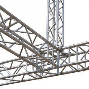 RK Silver - Estructura de Aluminio de Ensamblaje Rápido de 400*400 mm, Configuraciones de Escalera/Triángulo/Cuadrado, Aleación 6082-T6 para Eventos al Aire Libre - Product Image 1