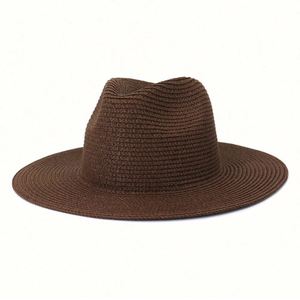Chapeau Panama unisexe en paille à visière souple personnalisé pour la plage, la pêche, le ski, les voyages – Modèle adulte 2021, Meilleure vente - Product Image 5