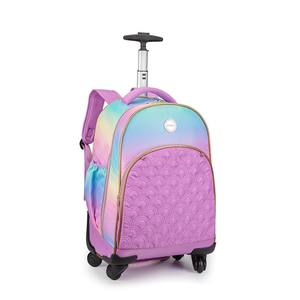 Sac à dos à roulettes de haute qualité en polyester 600D camouflage unisexe pour les adolescentes - Product Image 2