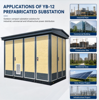 Transformateur de sous-station de type boîte immergé dans l'huile, triphasé, 33 kV/0,4 kV, 1000 kVA, 50/60 Hz, personnalisé YBG pour extérieur