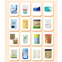 Fil dentaire à la menthe en sachet, respectueux de l'environnement, pour nettoyer entre les dents, personnalisation acceptée