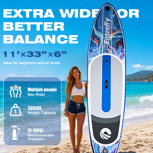 Planche de paddle gonflable commerciale ENTROFFY pour la location en hôtel, complexe hôtelier ou sur la plage - Product Image 3