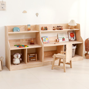 Muebles de Madera para Preescolar <span class=keywords><strong>Montessori</strong></span>, Armario de Almacenamiento, Organizador de Juguetes para Niños, para Preescolar, Guardería, Aula, Gimnasio, Comedor - Product Image 2